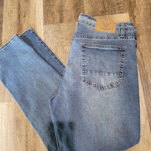 MBX DENIM Men's Blue Jeans - Picture 3 of 15